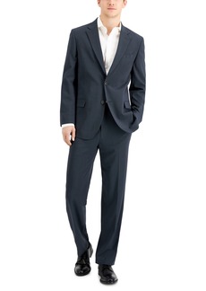 Nautica Men's Modern-Fit Bi-Stretch Suit - Grey Plaid