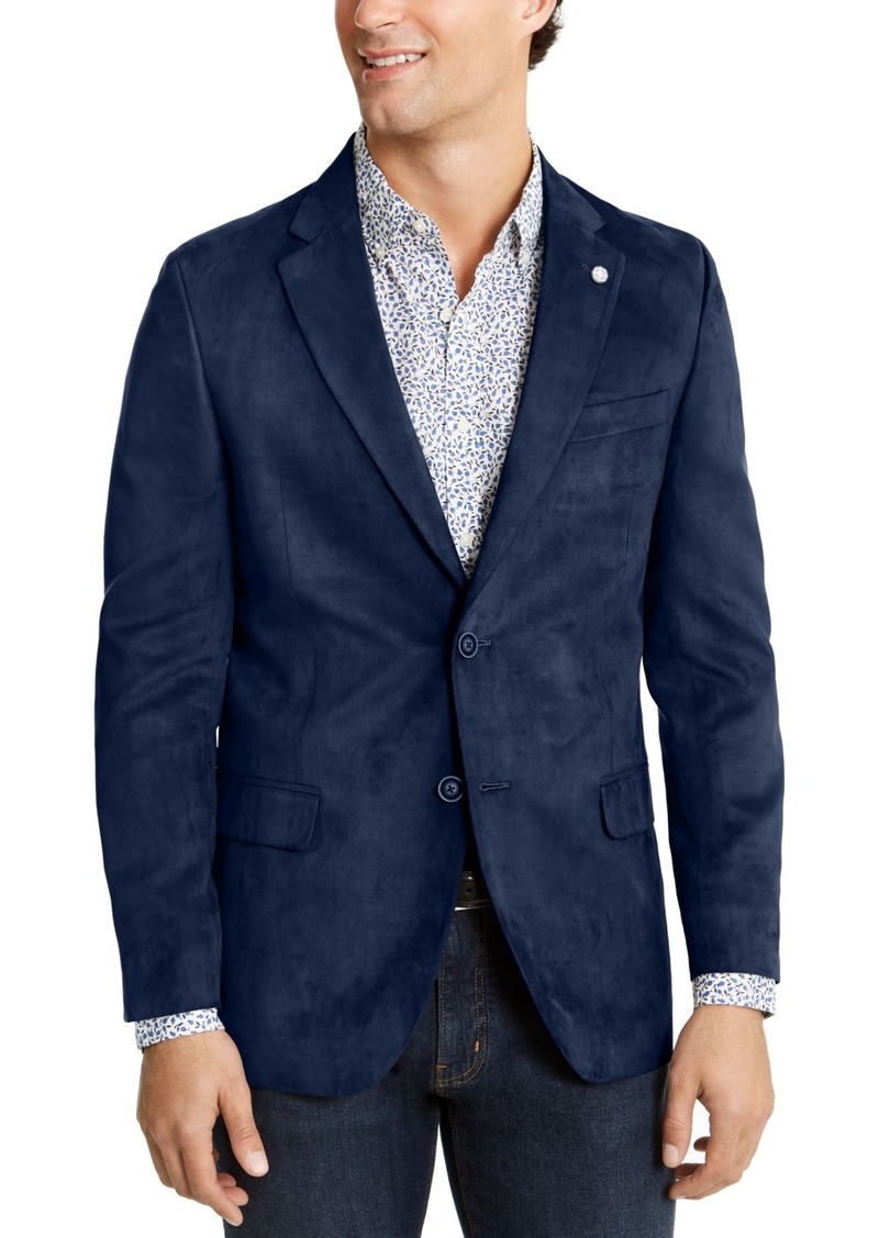 nautica suede blazer