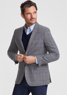 Nautica Men's Modern-Fit Gray Check Tweed Sport Coat - Grey Check