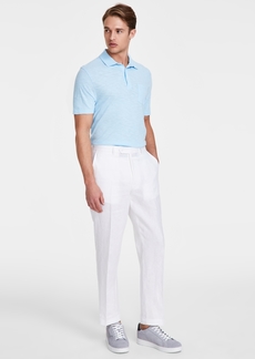 Nautica Men's Modern-Fit Linen Dress Pants - White