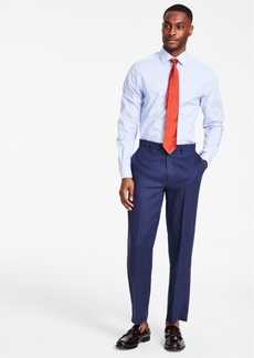 Nautica Men's Modern-Fit Linen Dress Pants - Navy