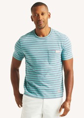 Nautica Mens Nautica Jeans Co. Striped Crewneck T-Shirt