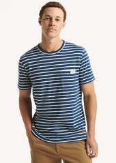 Nautica Mens Nautica Jeans Co. Striped Crewneck T-Shirt