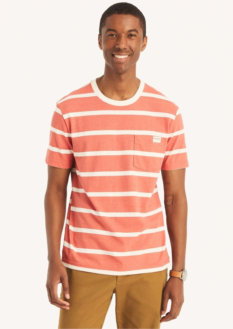 Nautica Mens Nautica Jeans Co. Striped T-Shirt