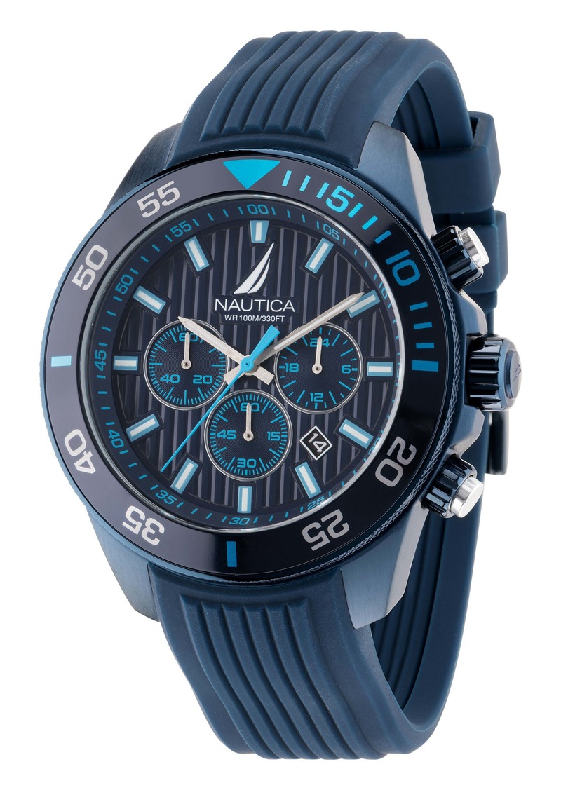 Nautica Mens Nautica One Recycled Silicone Chronograph Watch