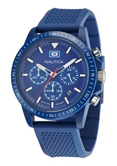 Nautica Mens Nautica One Wheat Fiber Strap Chronograph Watch