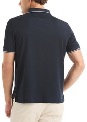 Nautica Men's Navtech Classic-Fit Colorblocked Logo-Print Performance Polo Shirt - Navy Seas