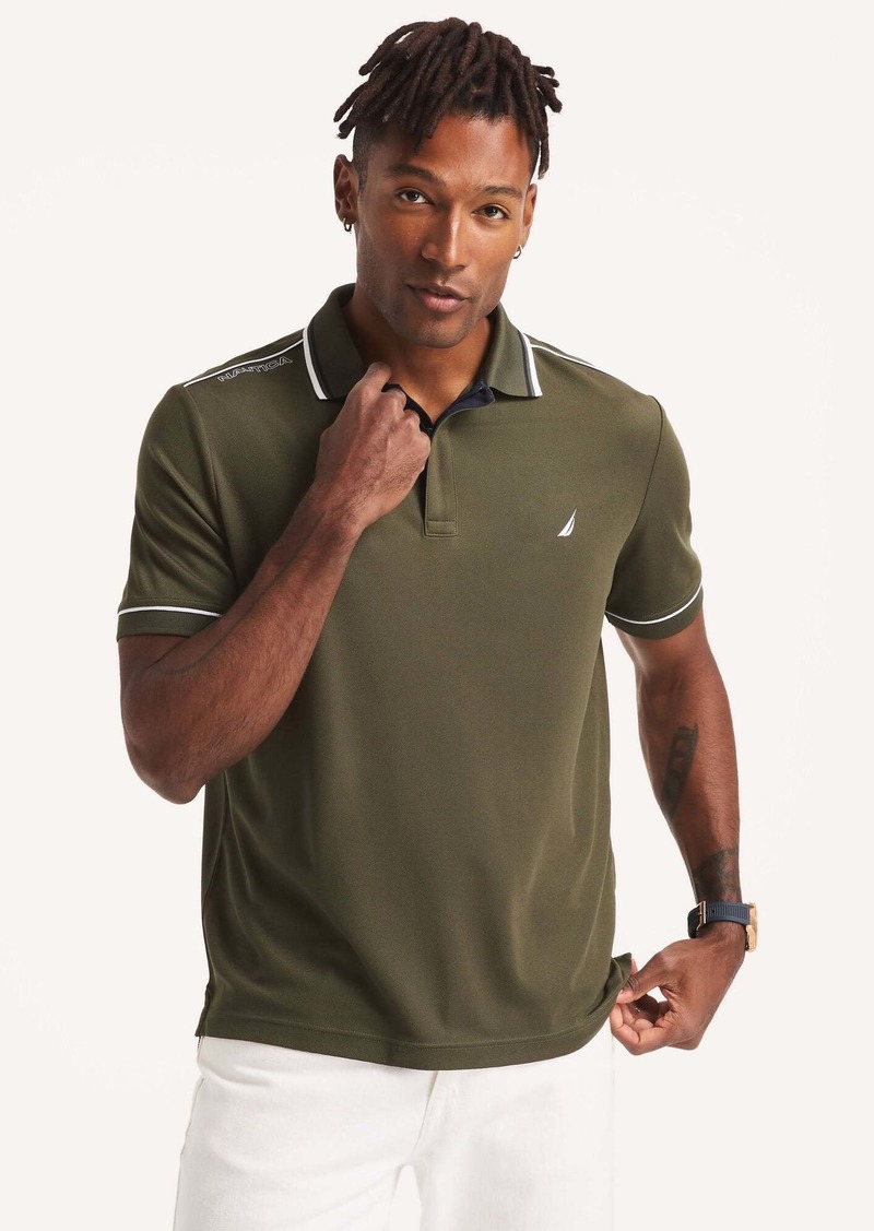 Nautica Mens Navtech Classic Fit Golf Polo