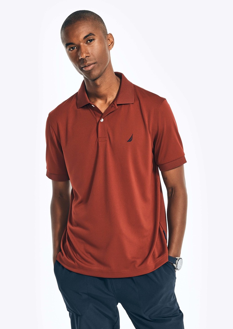 Nautica Mens Navtech Classic Fit Performance Polo