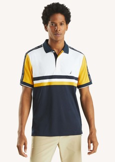 Nautica Mens Navtech Colorblock Classic Fit Polo