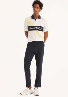 Nautica Mens Navtech Sustainably Crafted Classic Fit Colorblock Polo