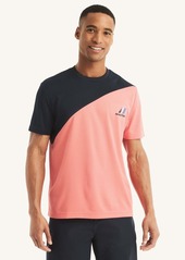 Nautica Mens Navtech Sustainably Crafted Colorblock T-Shirt