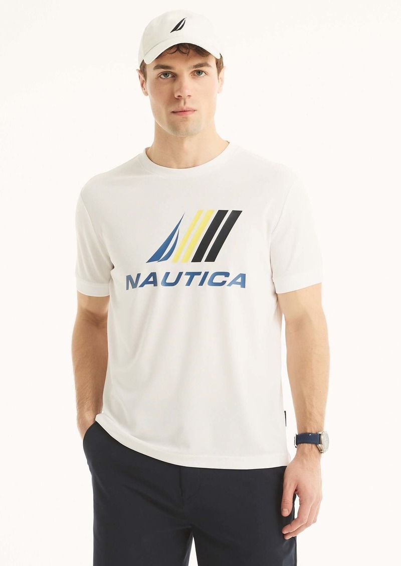 Nautica Mens Navtech Sustainably Crafted Logo T-Shirt