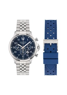 Nautica Mens Nct Blue Ocean Stainless Steel Chronograph Watch