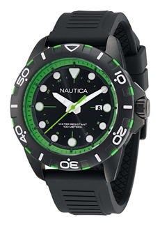 Nautica Mens Nsr Silicone Quartz Analog Watch