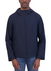 Nautica Men's Packable Full-Zip Hooded Jacket - Black