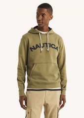 Nautica Mens Pullover Logo Hoodie