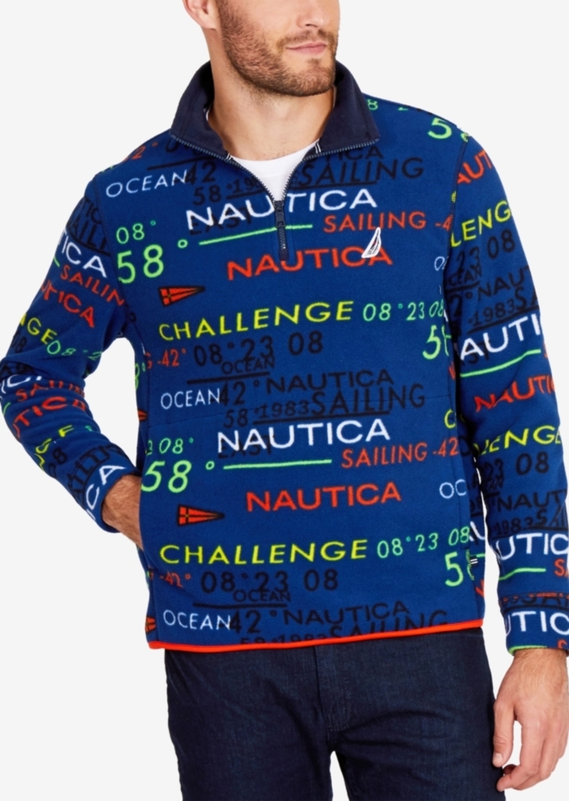 nautica quarter zip pullover