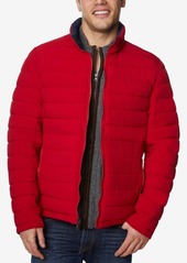 Nautica Men's Quilted Stretch Reversible Jacket