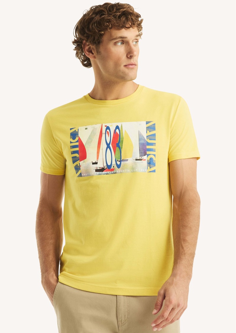 Nautica Mens Regatta Cup 1983 Graphic T-Shirt