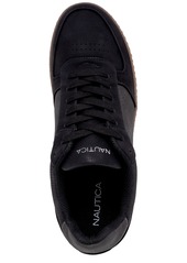 Nautica Men's Savar Casual Flat Sneakers - Black