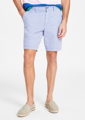 "Nautica Men's 8.5"" Cotton Seersucker Shorts - Twillchino"