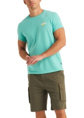 Nautica Men's Shrimp Cocktail Short Sleeve Crewneck Graphic Tee - Aqua Lagoon