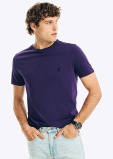 Nautica Mens Solid Crewneck T-Shirt