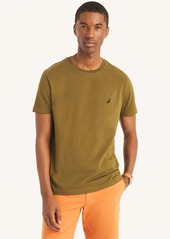 Nautica Mens Solid Crewneck T-Shirt