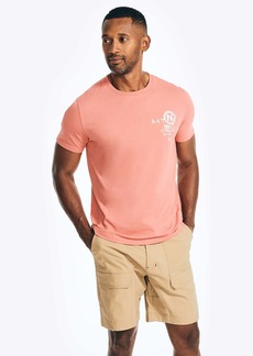 Nautica Mens Sustainably Crafted Beach Life Graphic T-Shirt