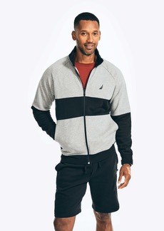 Nautica Mens Sustainably Crafted Colorblock Full-Zip Jacket