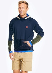 Nautica Mens Sustainably Crafted Fleece Pullover Hoodie