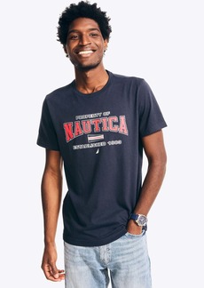 Nautica Mens Sustainably Crafted Heritage Graphic T-Shirt