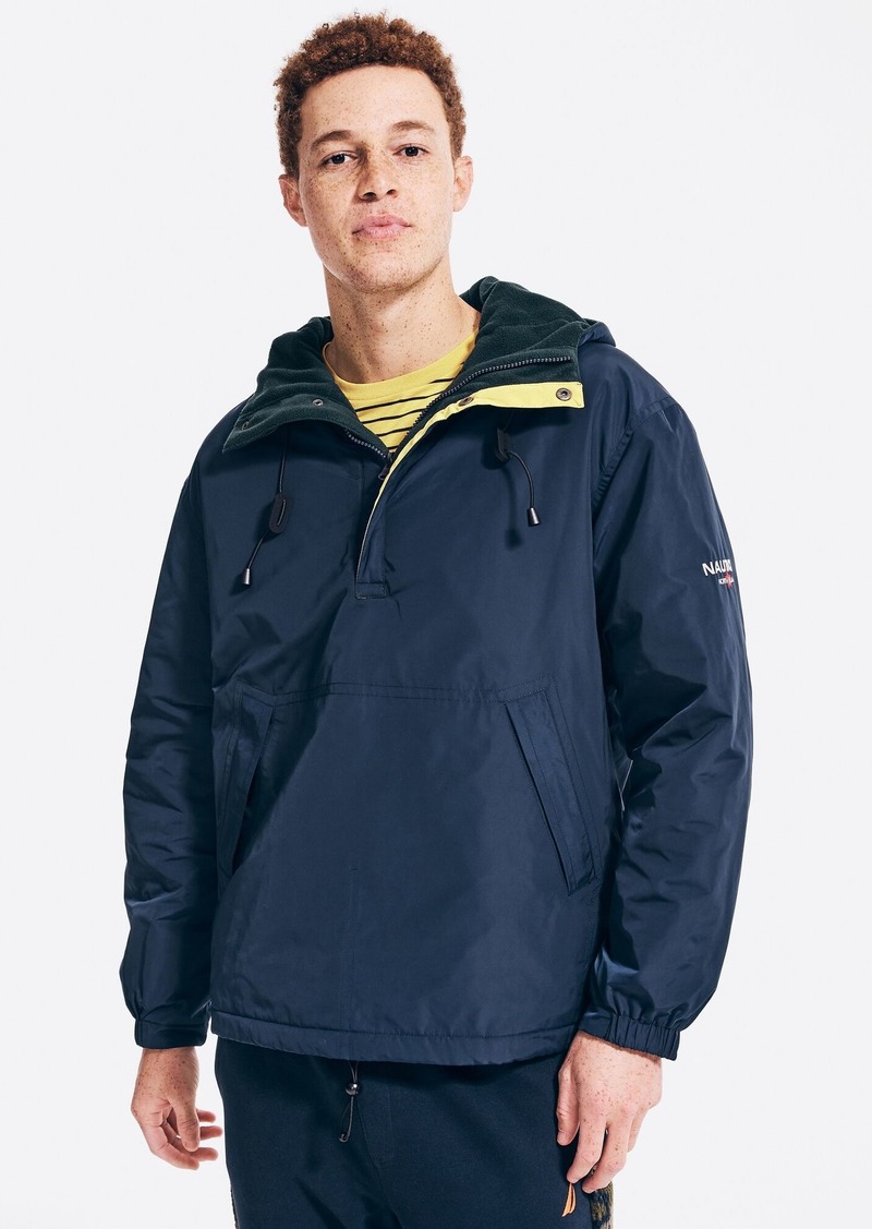 Nautica Mens Sustainably Crafted Reversible Anorak Jacket