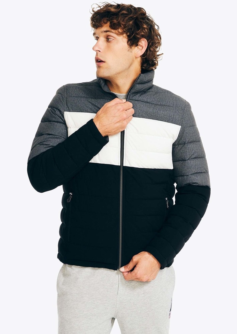 Nautica Mens Sustainably Crafted Reversible Quilted Jacket