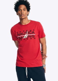 Nautica Mens Sustainably Crafted Sailing Graphic T-Shirt