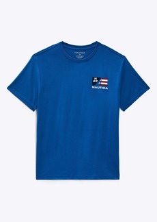 Nautica Mens Sustainably Crafted Sailing Team Graphic T-Shirt