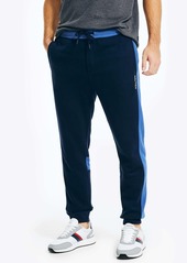 Nautica Mens Sustainably Crafted Side-Stripe Colorblock Jogger