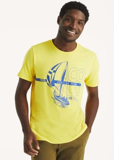 Nautica Mens Sustainably Crafted Team Graphic T-Shirt