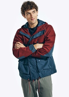 Nautica Mens Sustainably Crafted Water-Resistant Sailing Jacket