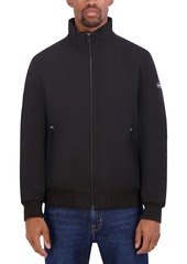 Nautica Men's Transitional Zip-Front Bomber Jacket - Black