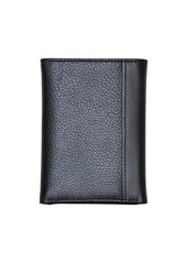 Nautica Men's Trifold Leather Wallet - Brown