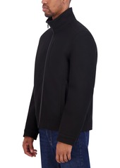 Nautica Men's Wool Blend Zip Jacket - Charcoal