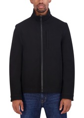 Nautica Men's Wool Blend Zip Jacket - Charcoal