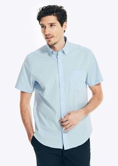 Nautica Mens Wrinkle-Resistant Wear To Work Short-Sleeve Shirt