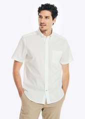 Nautica Mens Wrinkle-Resistant Wear To Work Short-Sleeve Shirt