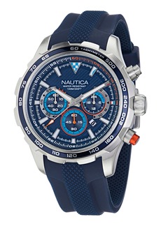 Nautica Nst Silicone Chronograph Watch