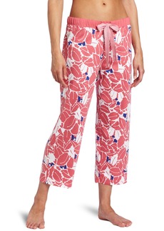 Nautica Sleepwear Women's Floral Capri Pajama Bottom