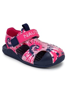 Nautica Toddler and Little Girls Pearl 3 Water Shoes - Pink Tie Dye