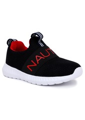 Nautica Toddler Boys Mattoon Athletic Sneakers - Black Knit